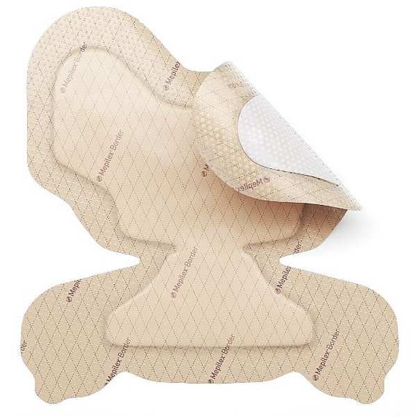MEPILEX BORDER HEEL 22 X 23CM / BOX OF 6 photo