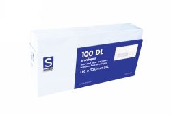 ENVELOPE DL SIZE / WITH WINDOW / PEEL/SEAL / PACK OF 100 photo