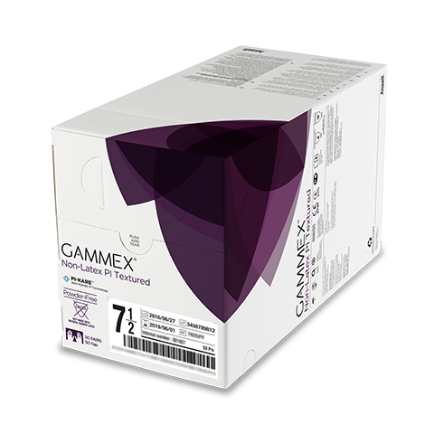 GAMMEX NON-LATEX POLYISOPRENE TEXTURED GLOVES / 6.0 / BOX OF 50 photo