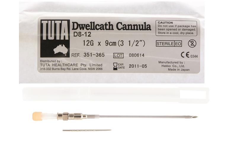 DWELL CATHETER / 12G X 9CM photo