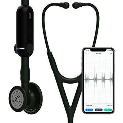 3M LITTMANN CORE DIGITAL STETHOSCOPE BLACK TUBE photo