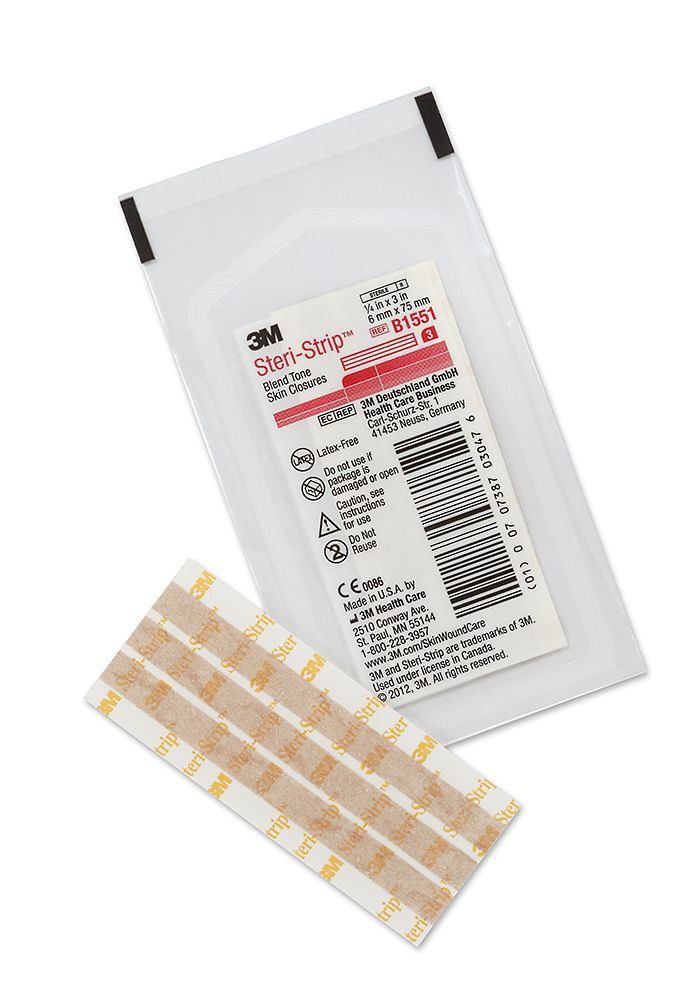 STERI-STRIP SKIN TONE / 6 X 75MM / BOX OF50 photo
