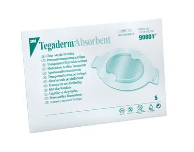 3M TEGADERM™ ABSORBENT CLEAR ACRYLIC DRESSING  photo