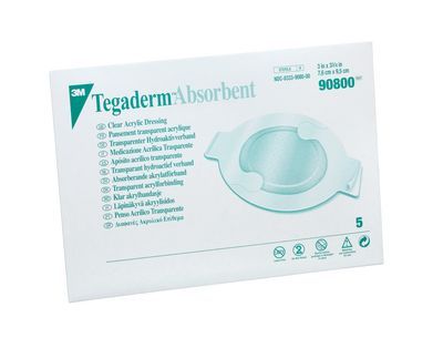 3M TEGADERM™ ABSORBENT CLEAR ACRYLIC DRESSING  photo