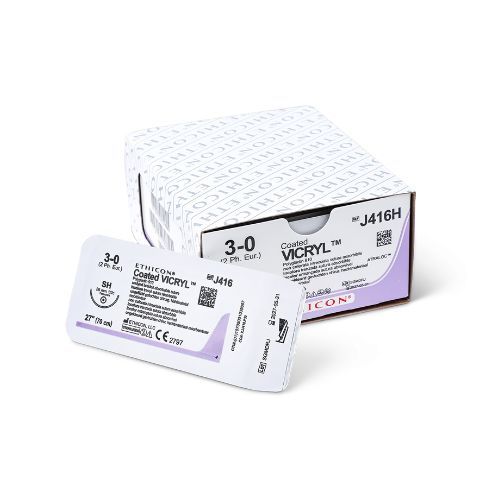 ETHICON COATED VICRYL® (POLYGLACTIN 910) SUTURE photo