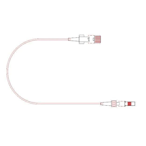 TUTA EXTENSION SET MIN VOLUME / FEMALE LUER LOCK TO MALE LUER LOCK / 25CM / EACH photo