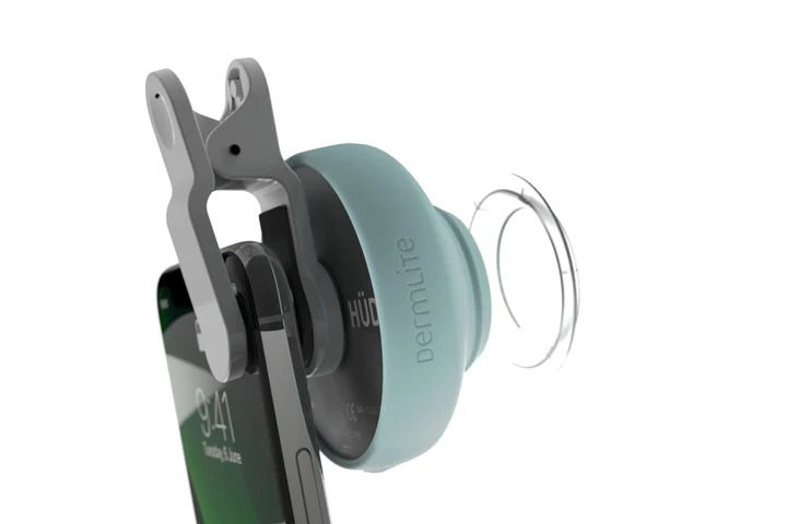 DERMLITE HUD2 PATIENT DERMATOSCOPE WITH SMARTPHONE ADAPTOR CLIP  photo