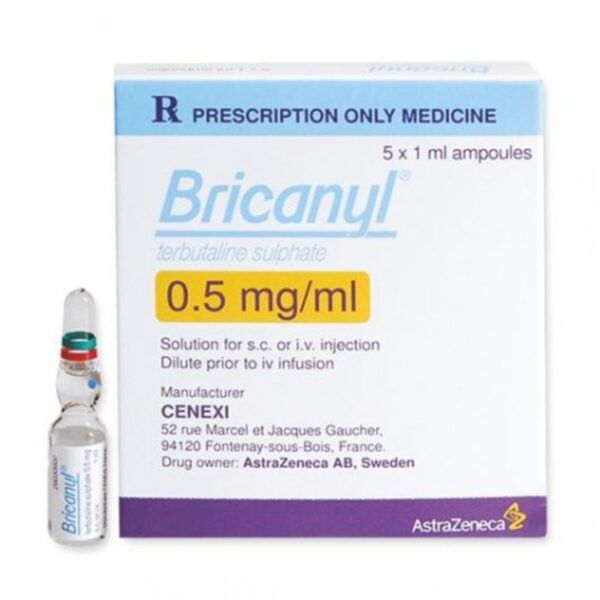 BRICANYL  INJECTION / 0.5MG | 1ML / BOX OF 5 photo