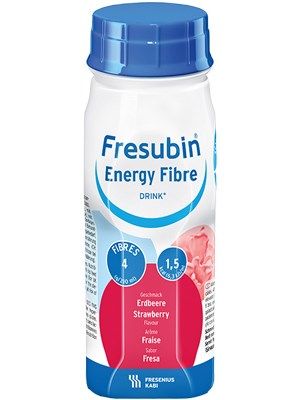 FRESUBIN ENERGY FIBRE DRINK EASYBOTTLE / STRAWBERRY / 200ML / BOX OF 24 photo