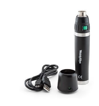 WELCH ALLYN 3.5V RECHARGEABLE POWER HANDLE WITH USB CHARGING MODULE & CORD / LITHIUM-ION BATTERY / EACH photo