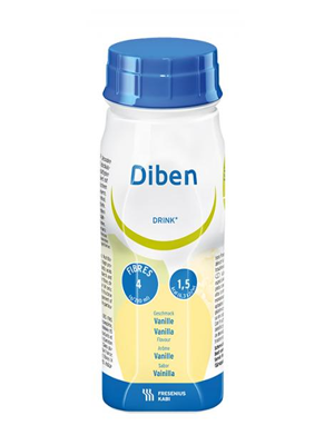 DIBEN DRINK 200ML EASYBOTTLE / VANILLA / BOX OF 24 photo