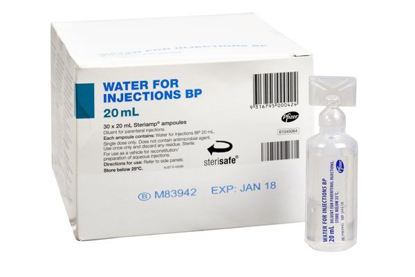 PFIZER WATER FOR INJECTION  photo