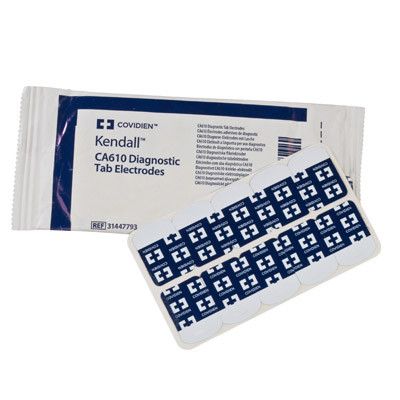 KENDALL CA610 DIAGNOSTIC ECG TAB ELECTRODE / BOX OF 100 photo