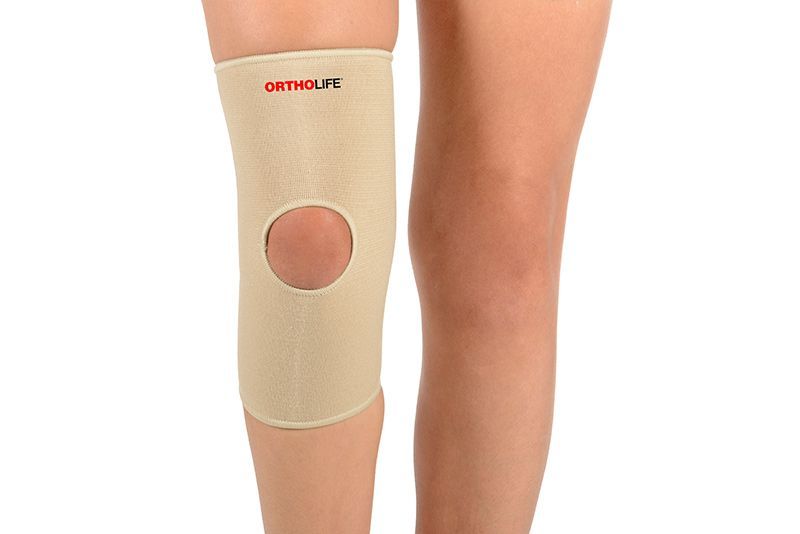 ORTHOLIFE ELASTIC KNEE BRACE WITH PATELLA OPENING photo