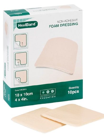 AAXIS HEALBAND FOAM DRESSINGS / BOX OF 10 photo