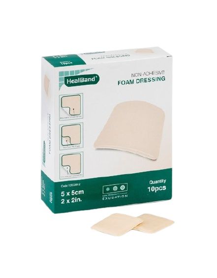AAXIS HEALBAND FOAM DRESSINGS / BOX OF 10 photo