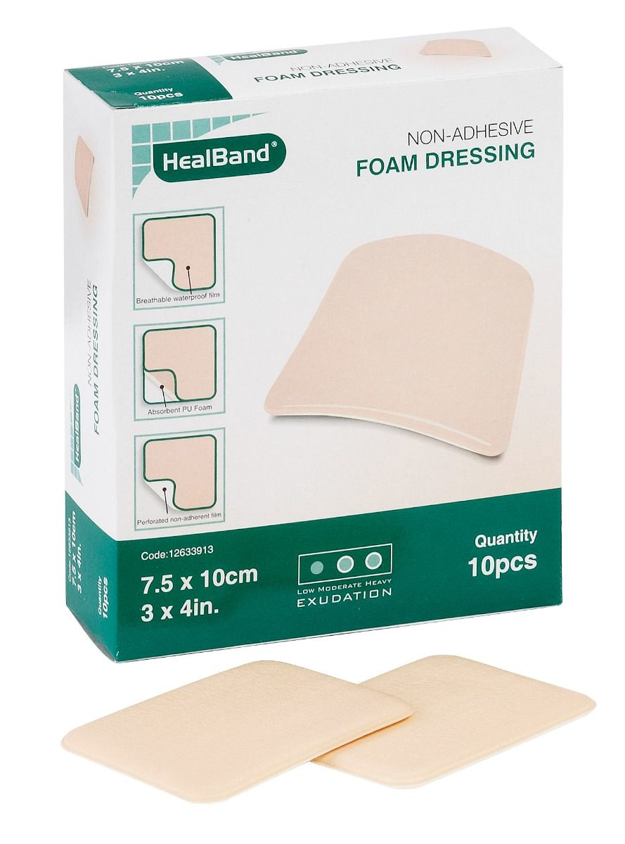 AAXIS HEALBAND FOAM DRESSINGS / BOX OF 10 photo