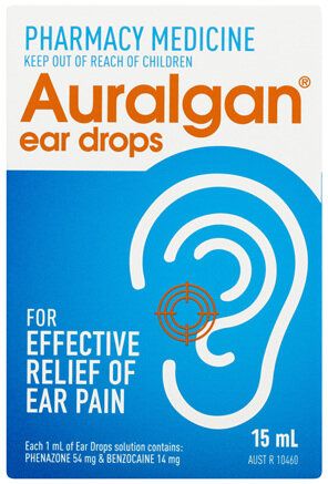 AURALGAN EAR DROPS 15ML / EACH photo