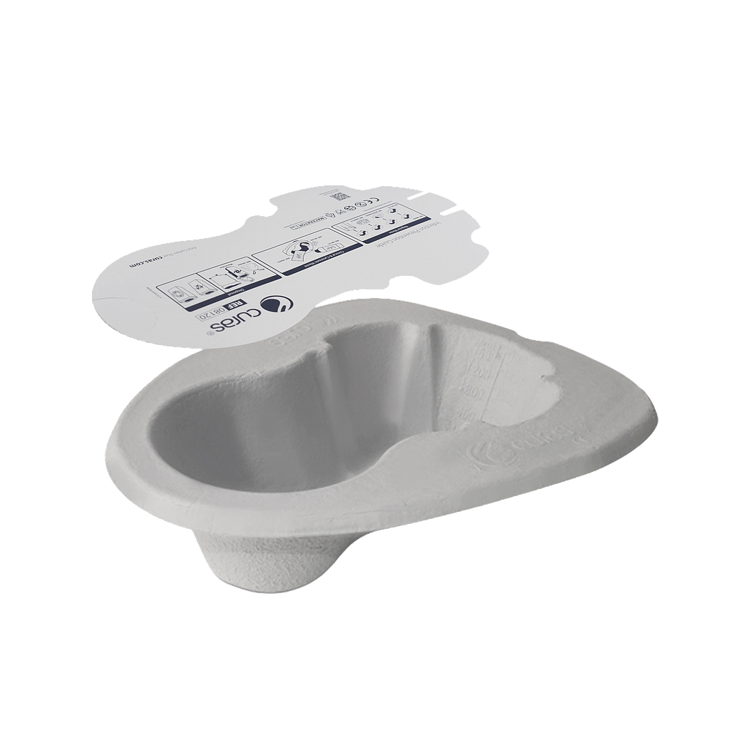 CURAS HYGIENE PULP BEDPAN 2L / BOX OF 150 photo