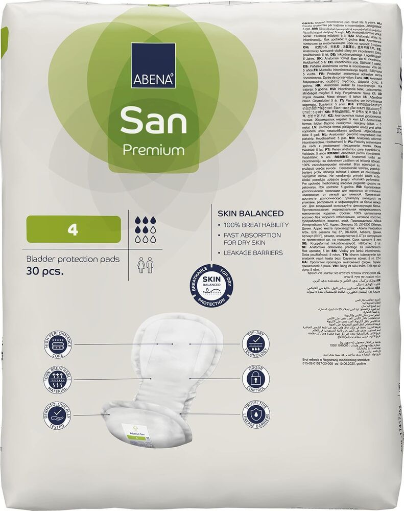 ABENA SAN 4 PREMIUM GREEN / 800ML / CARTON OF 270 photo