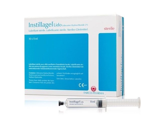 INSTILLAGEL LIDO LIDOCAINE 2% GEL 11ML SYRINGE / BOX OF 10 photo