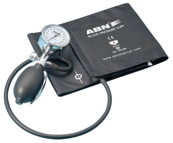 ABN ANEROID SPHYGMOMANOMETER PALM HELD photo