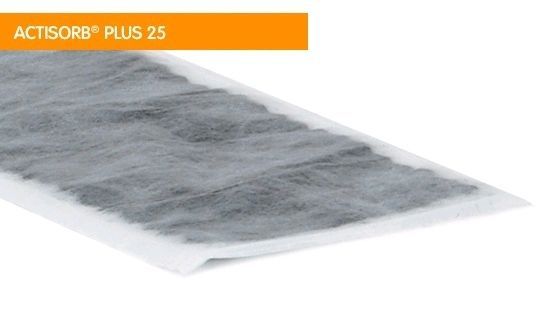 ACTISORB PLUS 25 CHARCOAL WITH SILVER DRESSING / 19CM X 10.5CM / BOX OF 10 photo