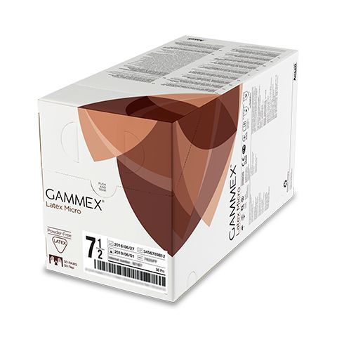 ANSELL GAMMEX LATEX MICRO POWDER-FREE SURGICAL GLOVES WITH POLYMER LINING photo