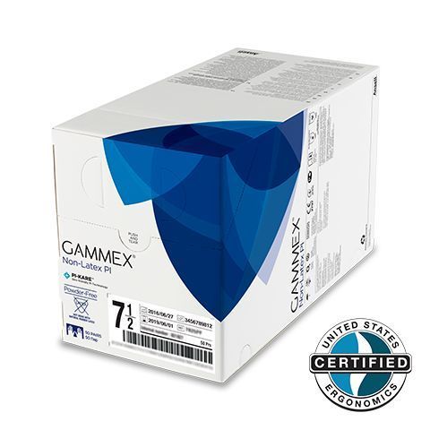 ANSELL GAMMEX NON LATEX PI POLYISOPRENE POWDER-FREE SURGICAL GLOVES photo