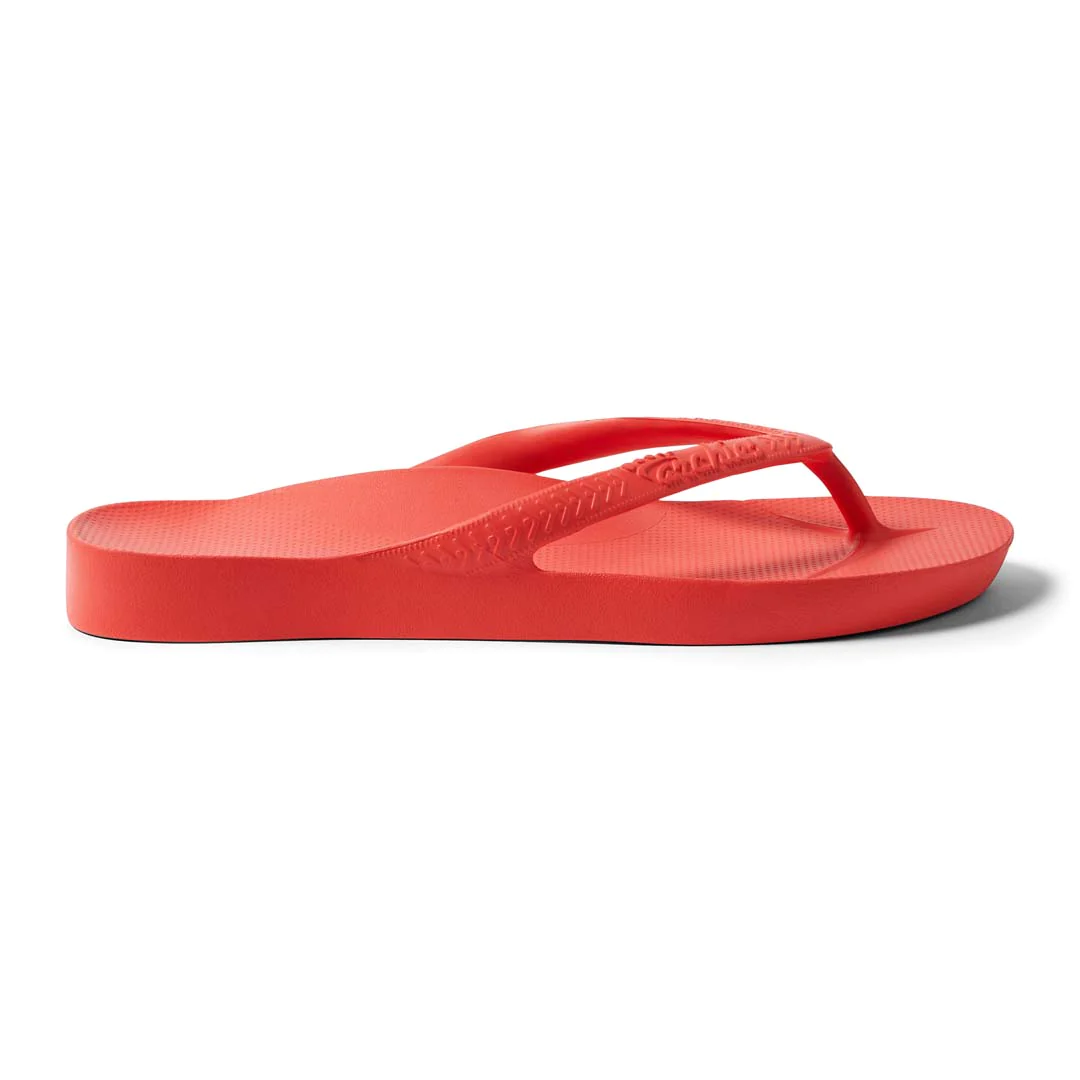 ARCHIES ARCH SUPPORT THONGS / CORAL photo