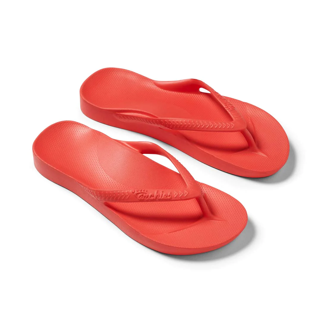 ARCHIES ARCH SUPPORT THONGS / CORAL photo
