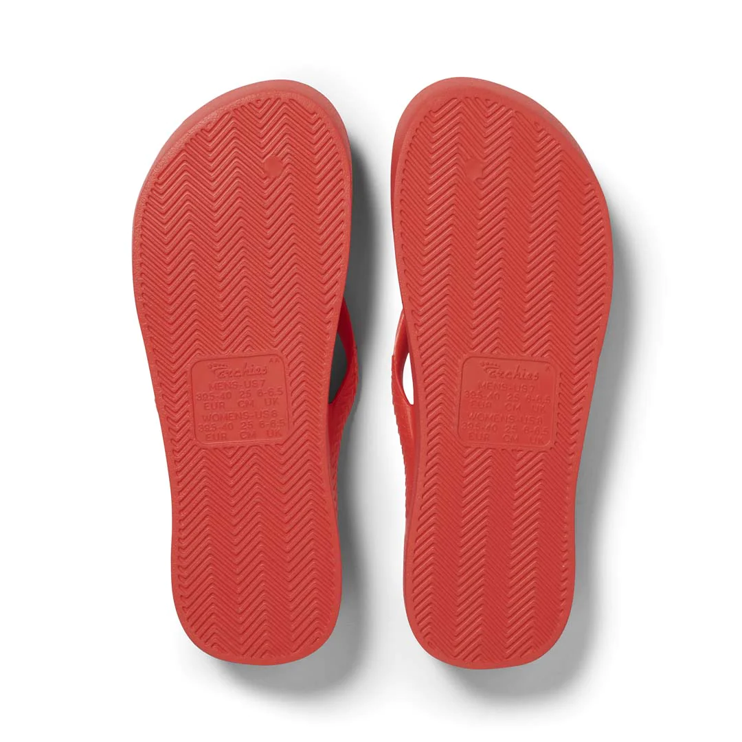 ARCHIES ARCH SUPPORT THONGS / CORAL photo