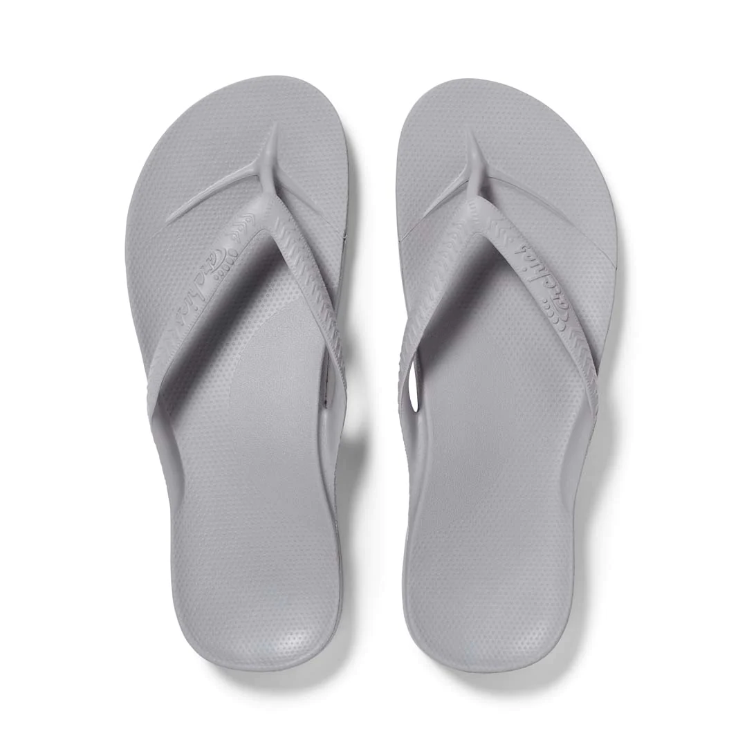 ARCHIES ARCH SUPPORT THONGS / GREY photo