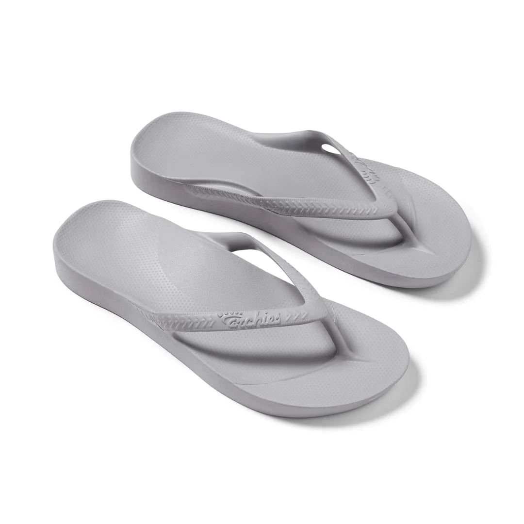 ARCHIES ARCH SUPPORT THONGS / GREY photo