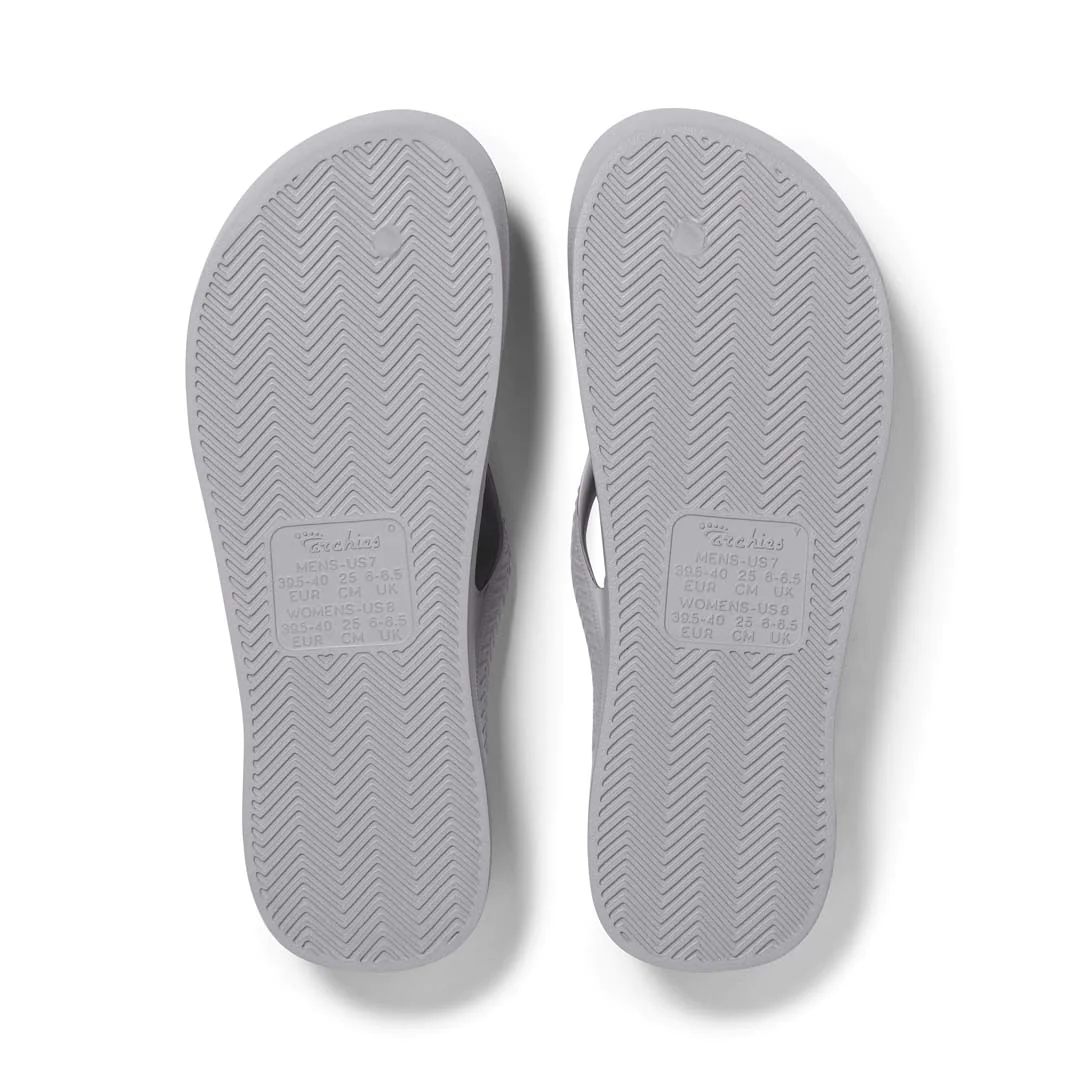 ARCHIES ARCH SUPPORT THONGS / GREY photo