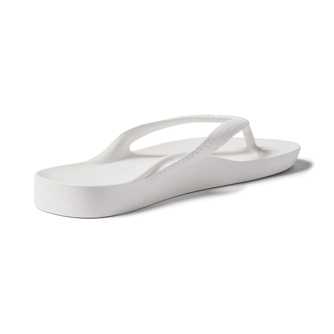 ARCHIES ARCH SUPPORT THONGS / WHITE photo