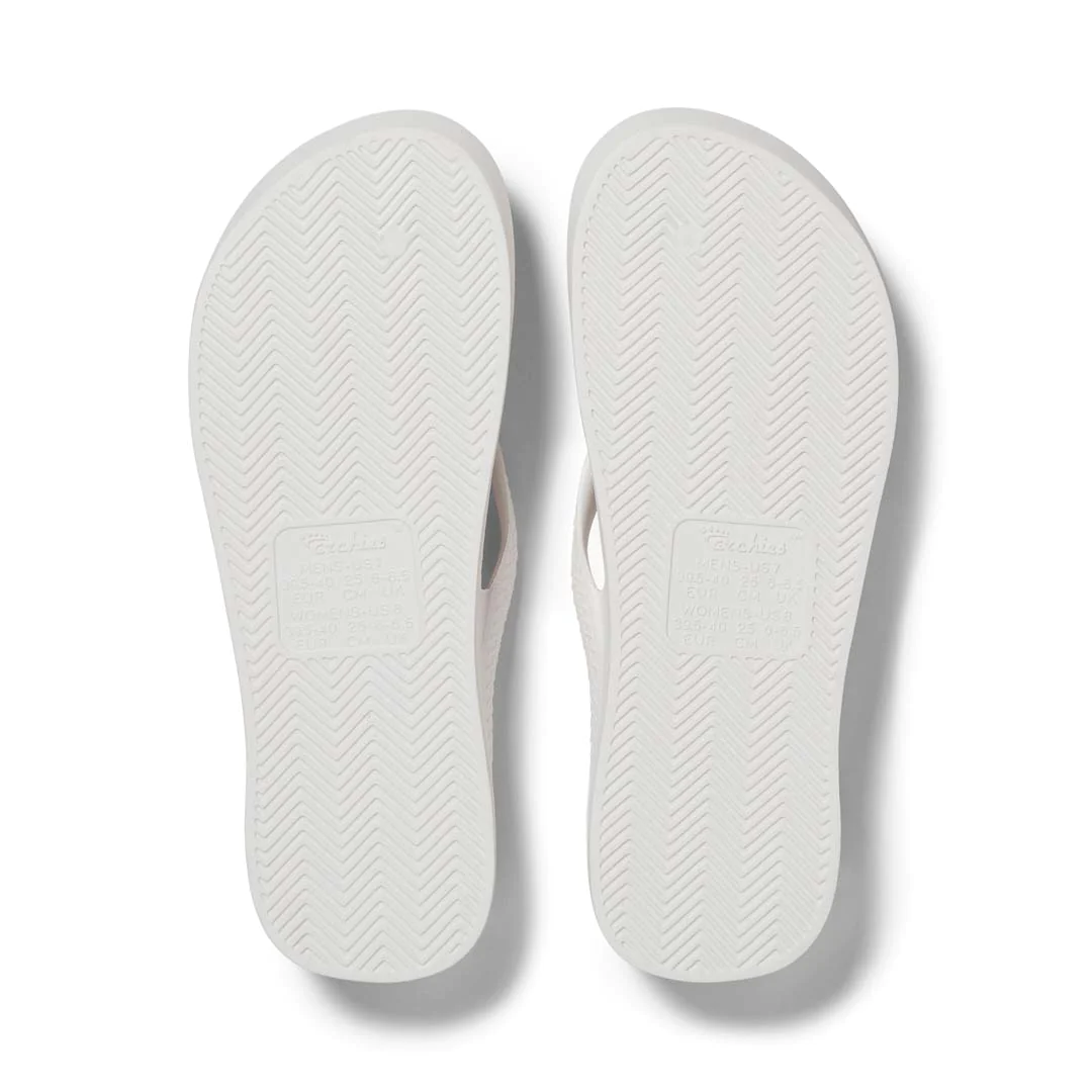 ARCHIES ARCH SUPPORT THONGS / WHITE photo
