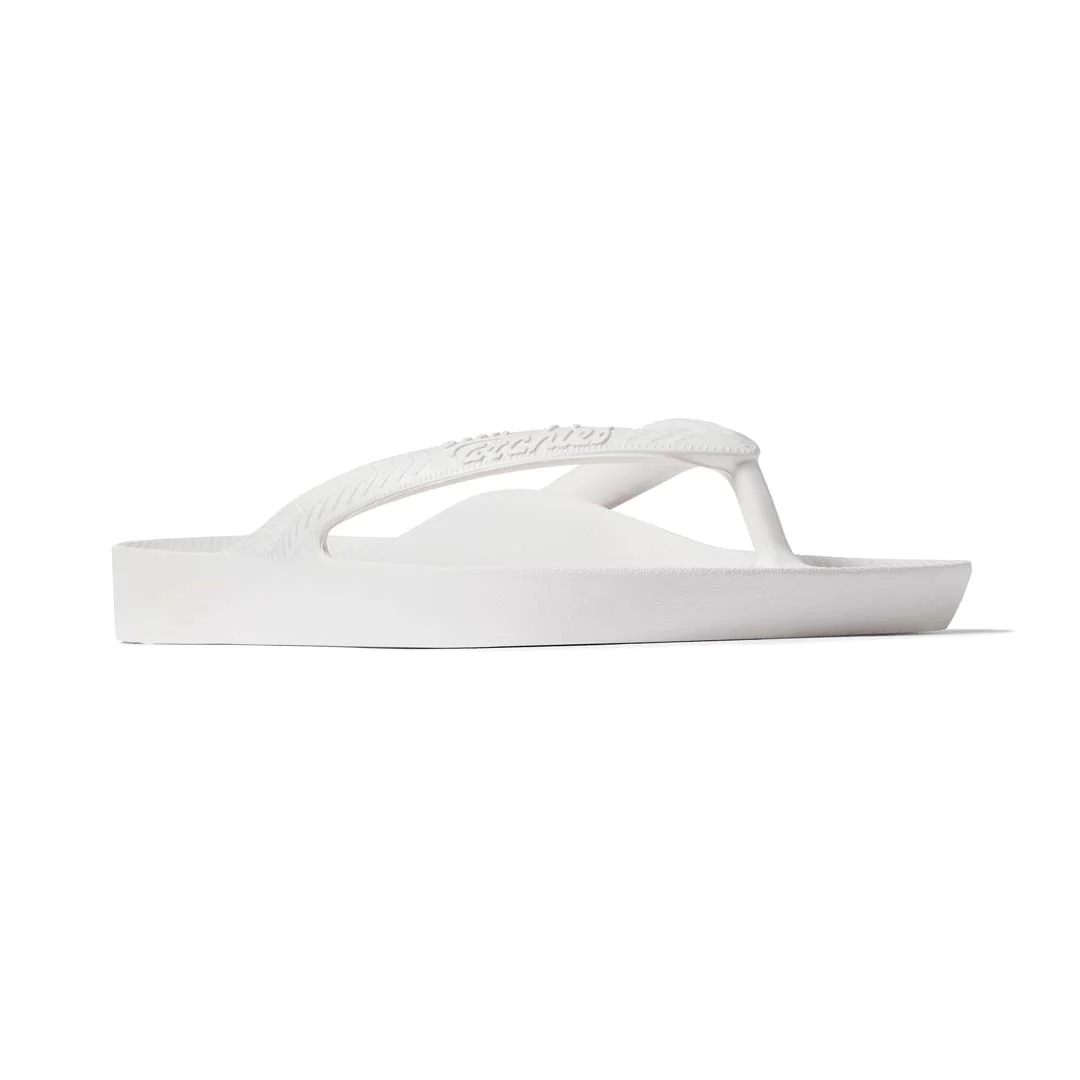 ARCHIES ARCH SUPPORT THONGS / WHITE photo