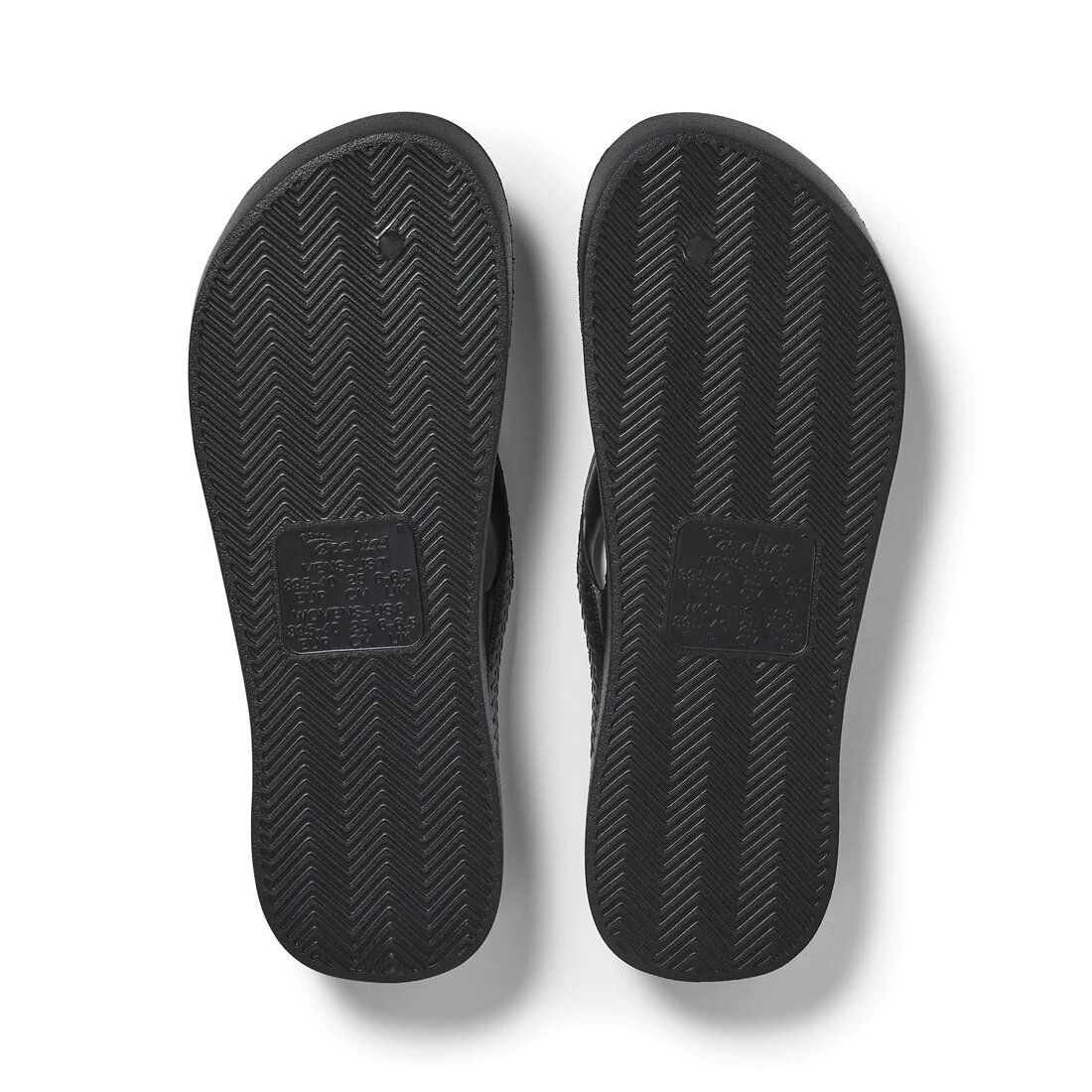 ARCHIES ARCH SUPPORT THONGS / BLACK photo