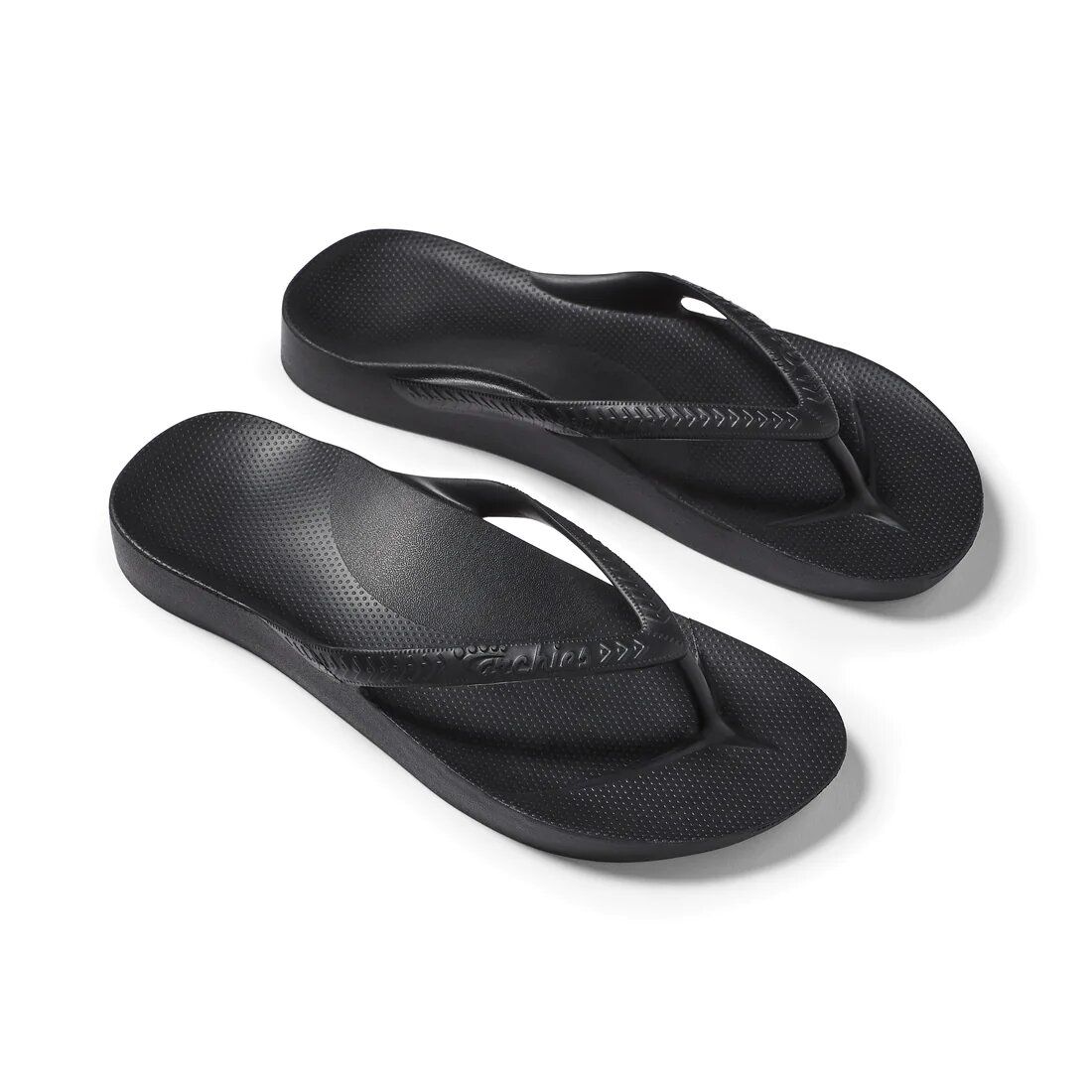 ARCHIES ARCH SUPPORT THONGS / BLACK photo