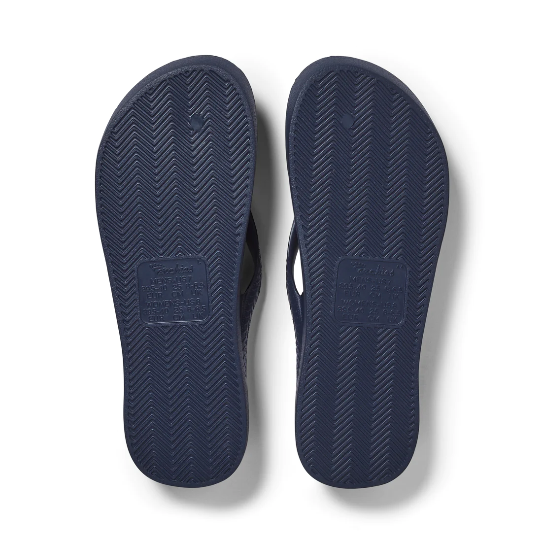 ARCHIES ARCH SUPPORT THONGS / NAVY photo