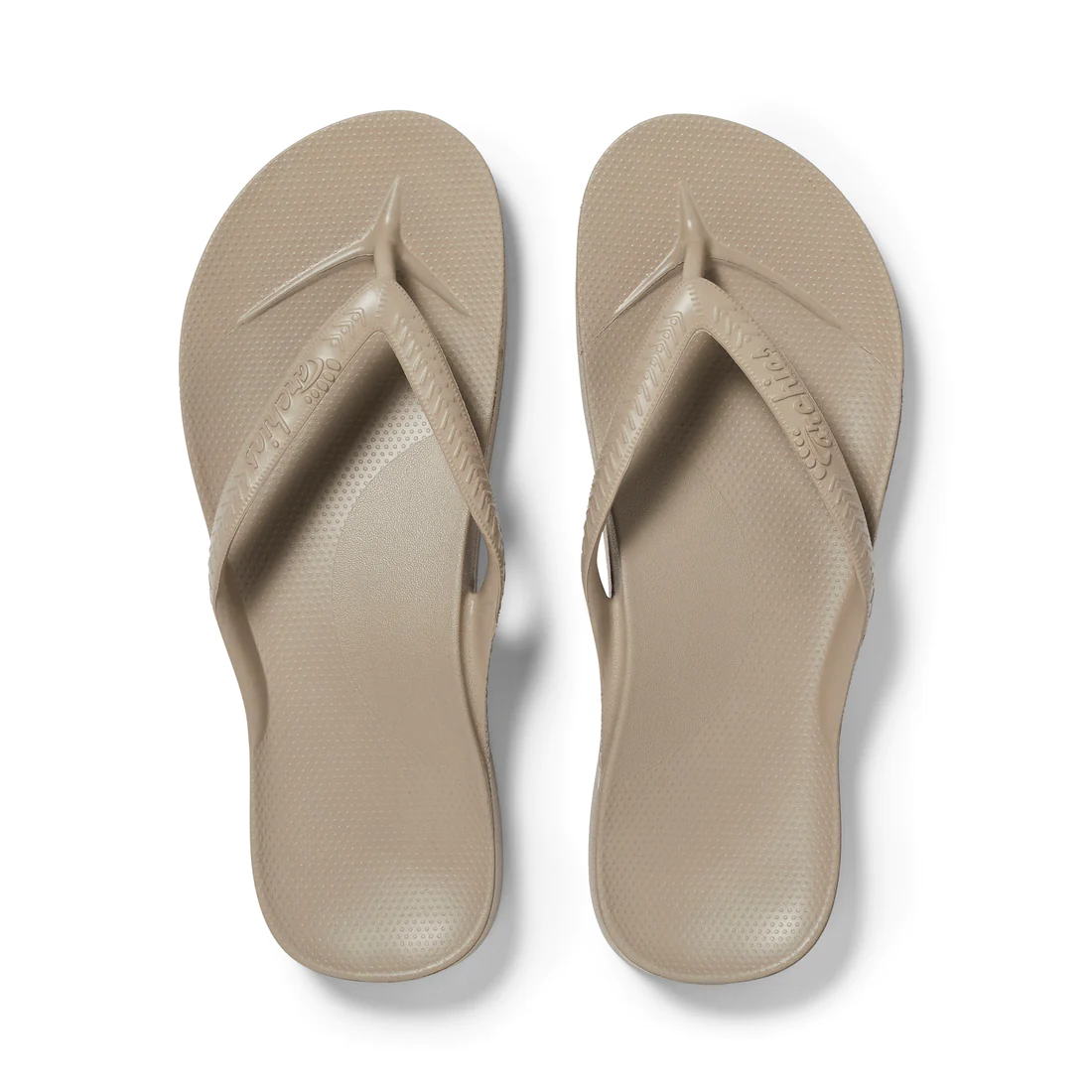 ARCHIES ARCH SUPPORT THONGS / TAUPE photo