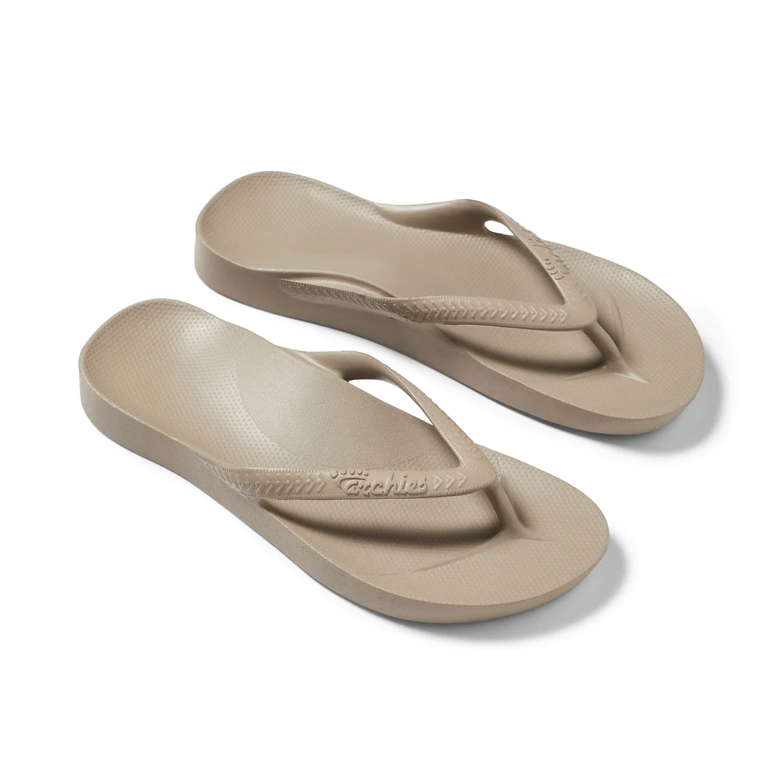 ARCHIES ARCH SUPPORT THONGS / TAUPE photo
