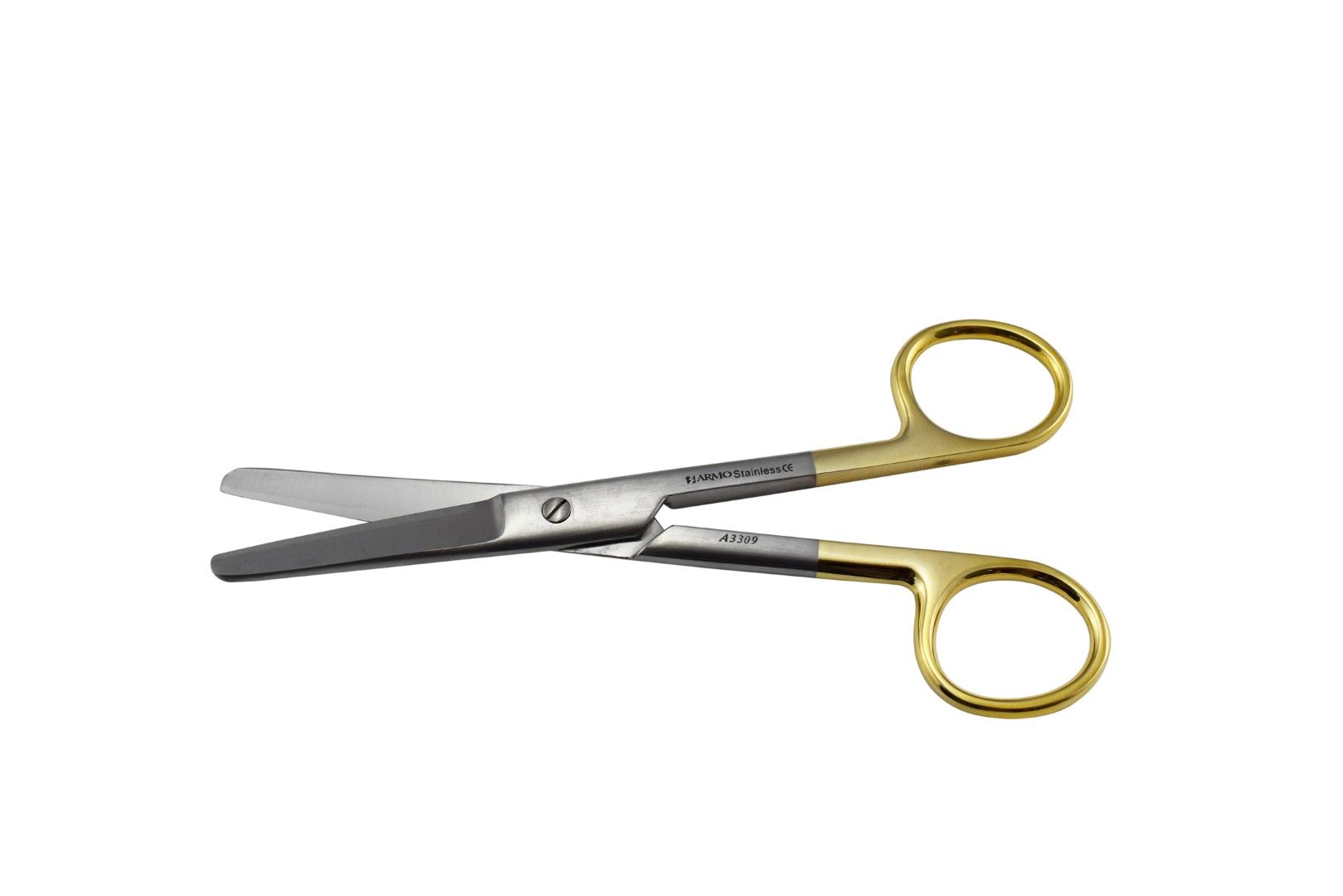 DRESSING SCISSORS / STRAIGHT / TUNGSTEN CARBIDE / 14CM photo