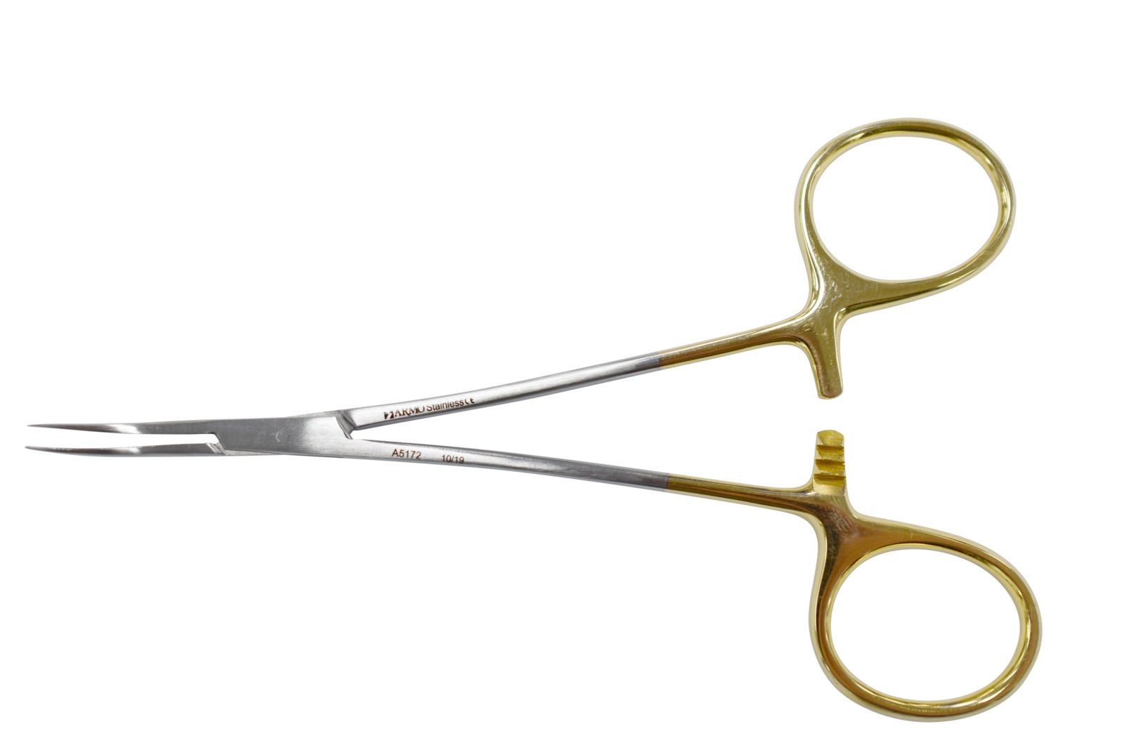 ARMO VASECTOMY FORCEPS / CURVED / 12CM / EACH photo