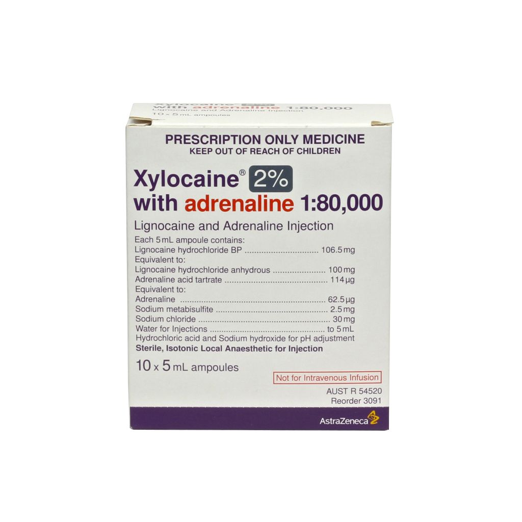 ASTRAZENECA XYLOCAINE WITH ADRENALINE photo