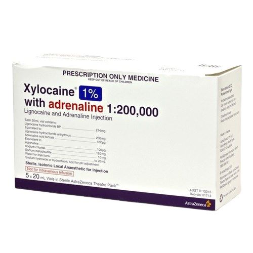 ASTRAZENECA XYLOCAINE WITH ADRENALINE photo