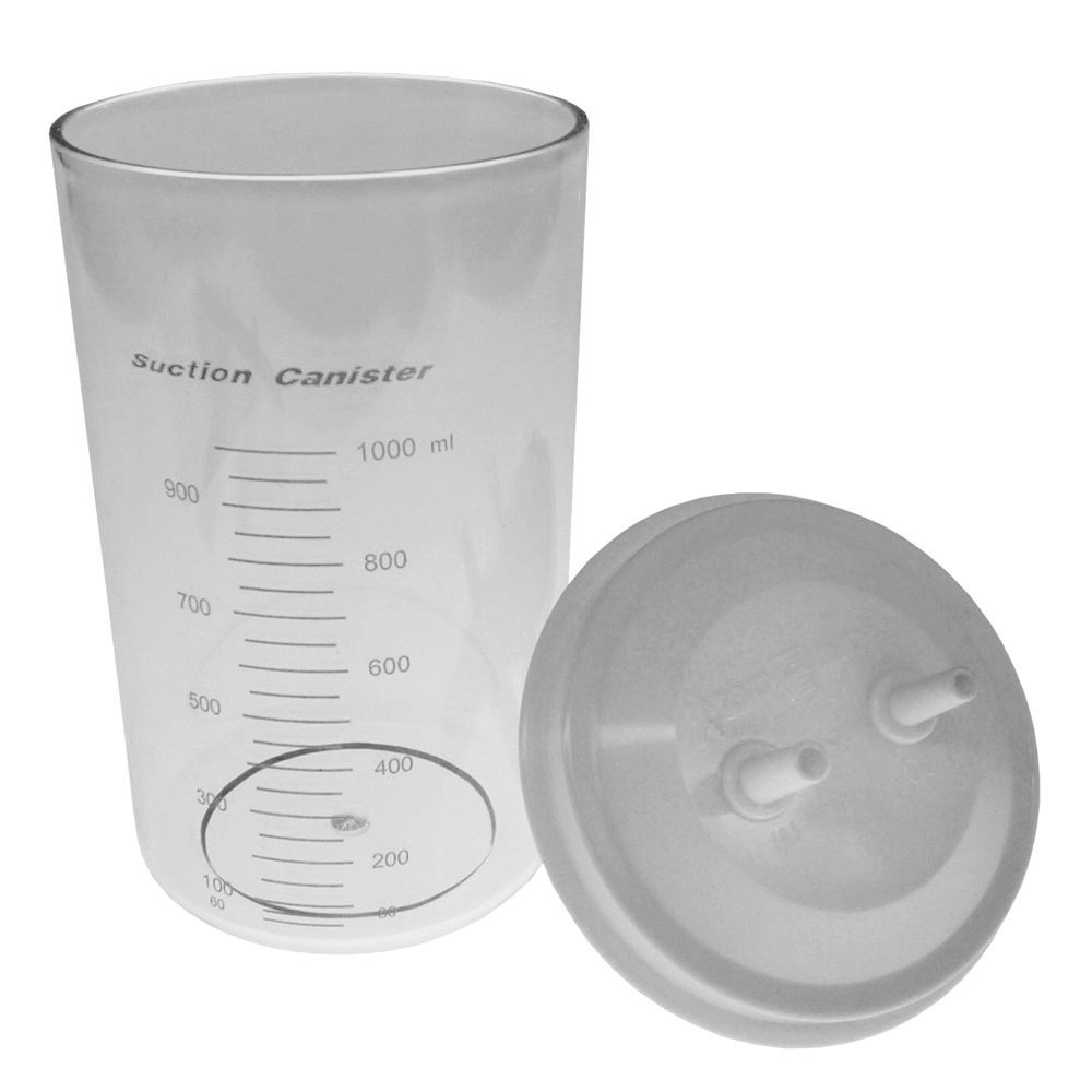 SPARE REUSABLE CANNISTER FOR LIBERTY PORTABLE SUCTION PUMP / 1L WITH LID / EACH photo