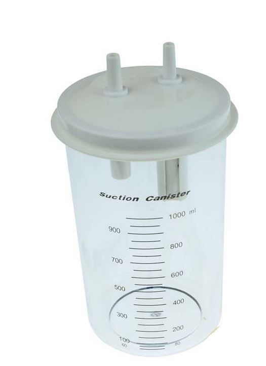 SPARE REUSABLE CANNISTER FOR LIBERTY PORTABLE SUCTION PUMP / 1L WITH LID / EACH photo