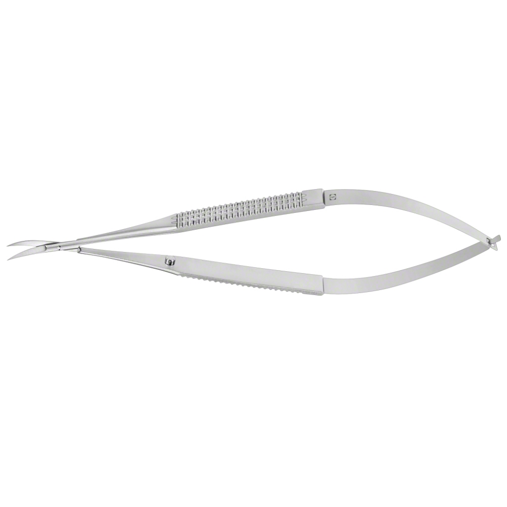 B BRAUN MICRO SCISSORS / CURVED / 160MM / 6.25IN / EACH photo